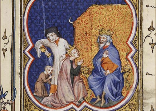 Bethsabée supplie David de faire de Salomon son héritier 14e.jpg